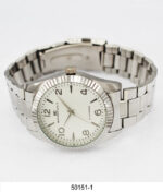 DACQA Metal Band Watch – Gold/White