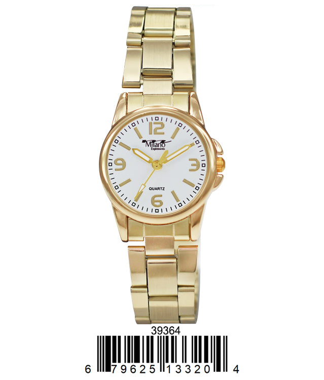 DACQA Metal Band Watch – Gold/White/Gold DACQA Metal Band Watch – Gold/White/Gold