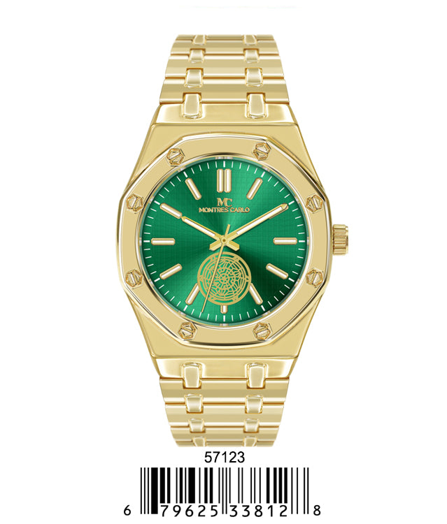 DACQA Metal Band Watch – Green/Gold DACQA Metal Band Watch – Green/Gold