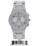 DACQA Metal Band Watch – Silver