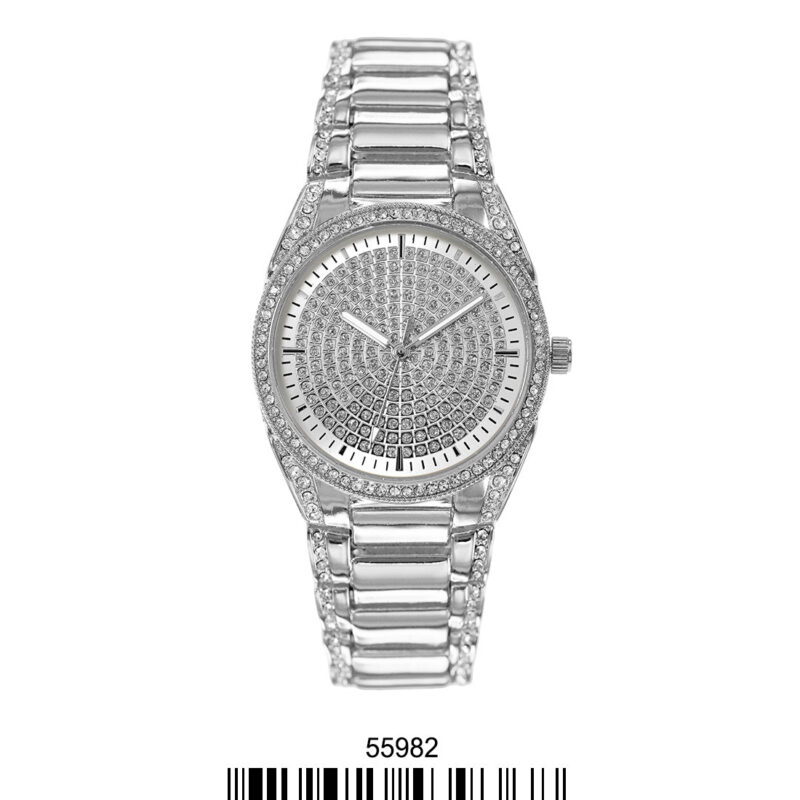 DACQA Metal Band Watch – Silver