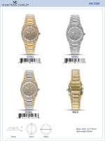 DACQA Metal Band Watch – Silver