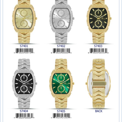 DACQA Metal Band Watch – Silver
