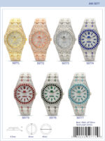 DACQA Metal Band Watch – Silver
