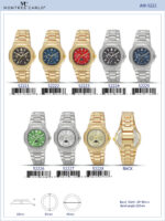 DACQA Metal Band Watch – Silver