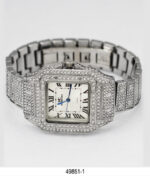 DACQA Metal Band Watch – Silver