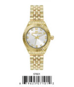 DACQA Metal Band Watch – Silver
