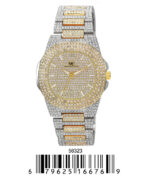 DACQA Metal Band Watch – Silver