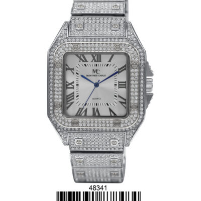 DACQA Metal Band Watch – Silver