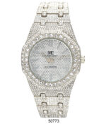 DACQA Metal Band Watch – Silver