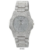 DACQA Metal Band Watch – Silver