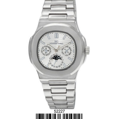 DACQA Metal Band Watch – Silver