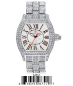 DACQA Metal Band Watch – Silver