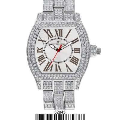 DACQA Metal Band Watch – Silver