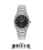 DACQA Metal Band Watch – Silver/Black