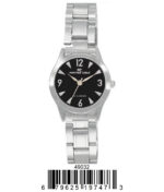 DACQA Metal Band Watch – Silver/Black