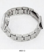 DACQA Metal Band Watch – Silver/White