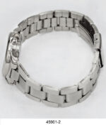 DACQA Metal Band Watch – Silver/White