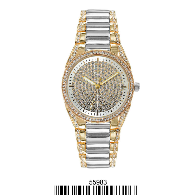 DACQA Metal Band Watch – Two Tone