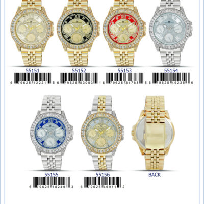 DACQA Metal Band Watch – Two Tone