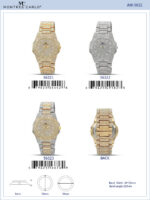 DACQA Metal Band Watch – Two Tone