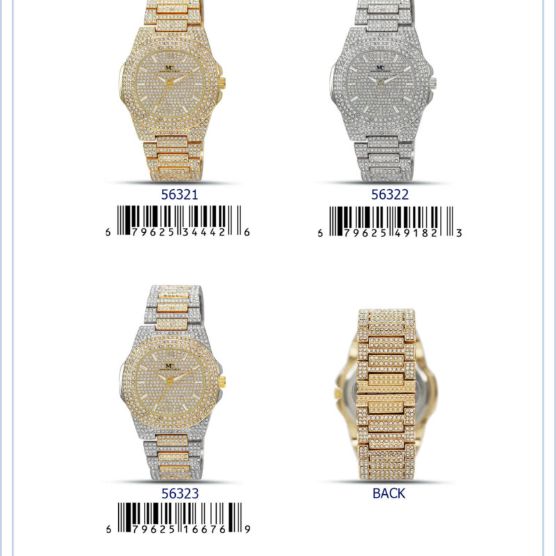 DACQA Metal Band Watch – Two Tone