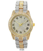 DACQA Metal Band Watch – Two-Tone