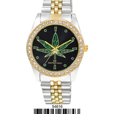 DACQA Metal Band Watch – Two Tone