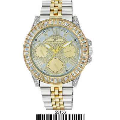 DACQA Metal Band Watch – Two Tone