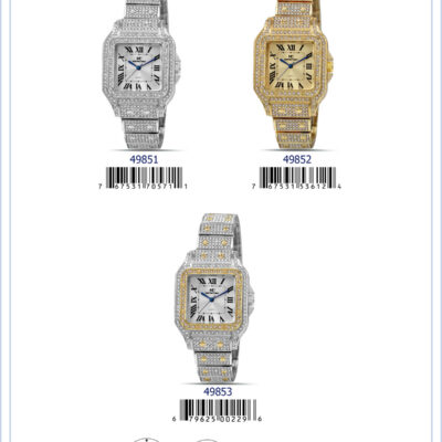 DACQA Metal Band Watch – TwoTone