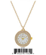 DACQA Pendant Necklace Watch – Gold