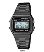 DACQA Retro Digital Watch – Black