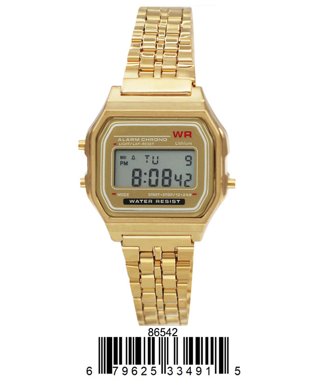 DACQA Retro Digital Watch – Gold DACQA Retro Digital Watch – Gold