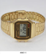 DACQA Retro Digital Watch – Gold