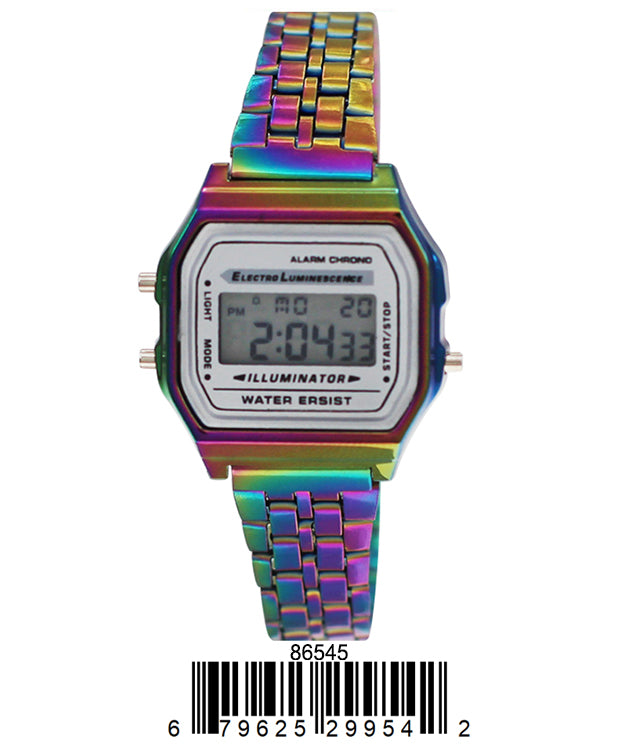 DACQA Retro Digital Watch – Iridescent DACQA Retro Digital Watch – Iridescent