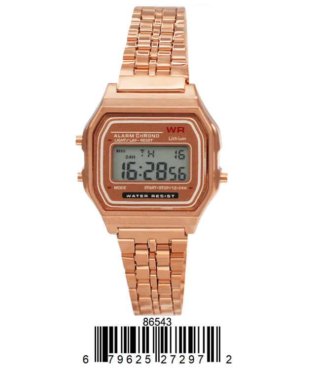 DACQA Retro Digital Watch – Rose Gold DACQA Retro Digital Watch – Rose Gold