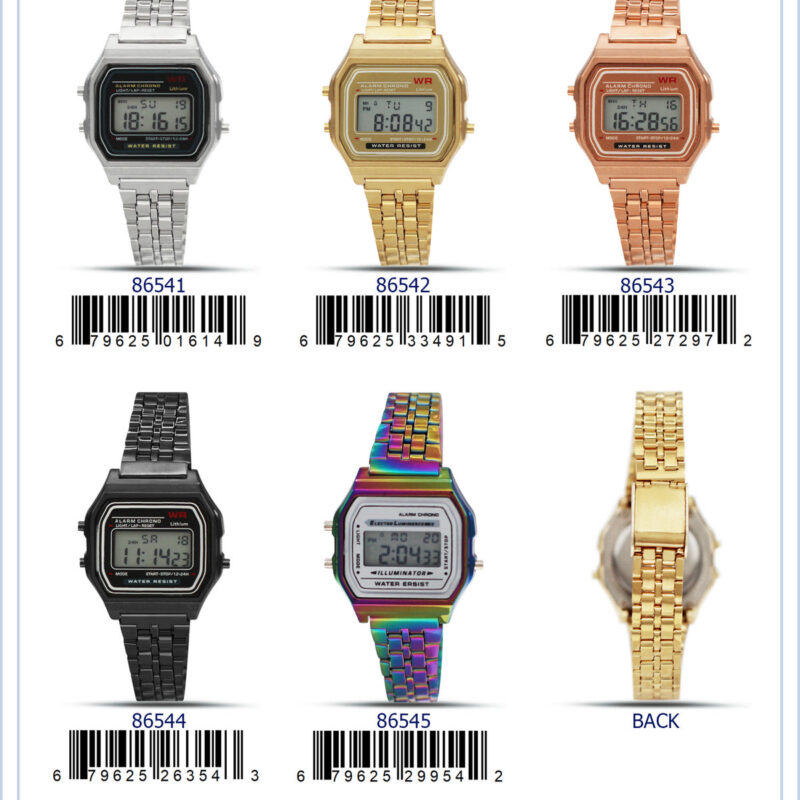 DACQA Retro Digital Watch – Rose Gold