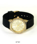 DACQA Silicone Band Watch – Black