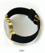 DACQA Silicone Band Watch – Black