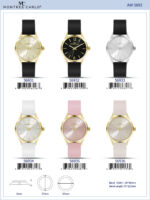 DACQA Silicone Band Watch – Gold/Beige