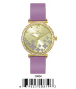 DACQA Silicone Band Watch – Gold/Purple