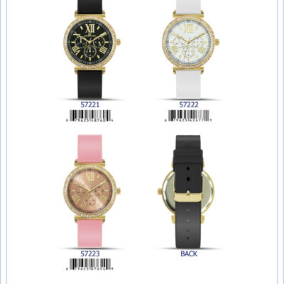 DACQA Silicone Band Watch – Pink
