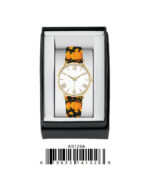 DACQA Silicone Band Watch – Printed/Gold