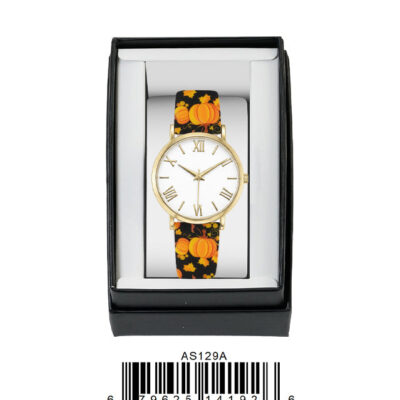 DACQA Silicone Band Watch – Printed/Gold