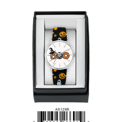 DACQA Silicone Band Watch – Printed/Silver