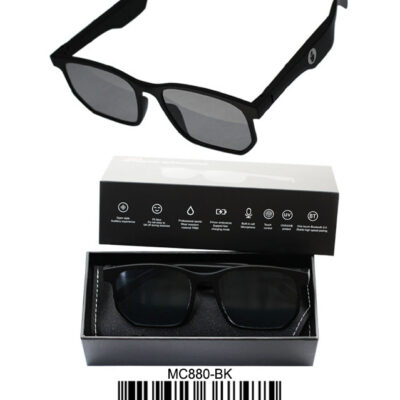 DACQA Smart Sunglasses with Built in Audio – BLACK