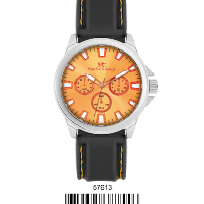DACQA Sports Watch With PU Band – Orange