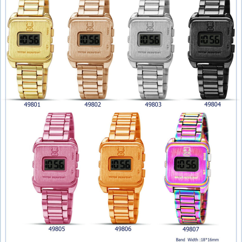 DACQA Vintage Digital Watch – Special – Iridescent