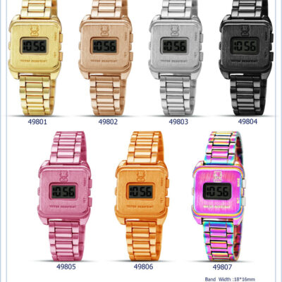 DACQA Vintage Digital Watch – Special – Orange