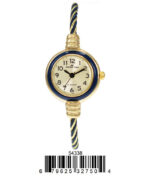 DACQA Wired Bangle Watch – Gold/Blue